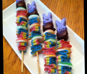 12 Easter Candy Kabobs