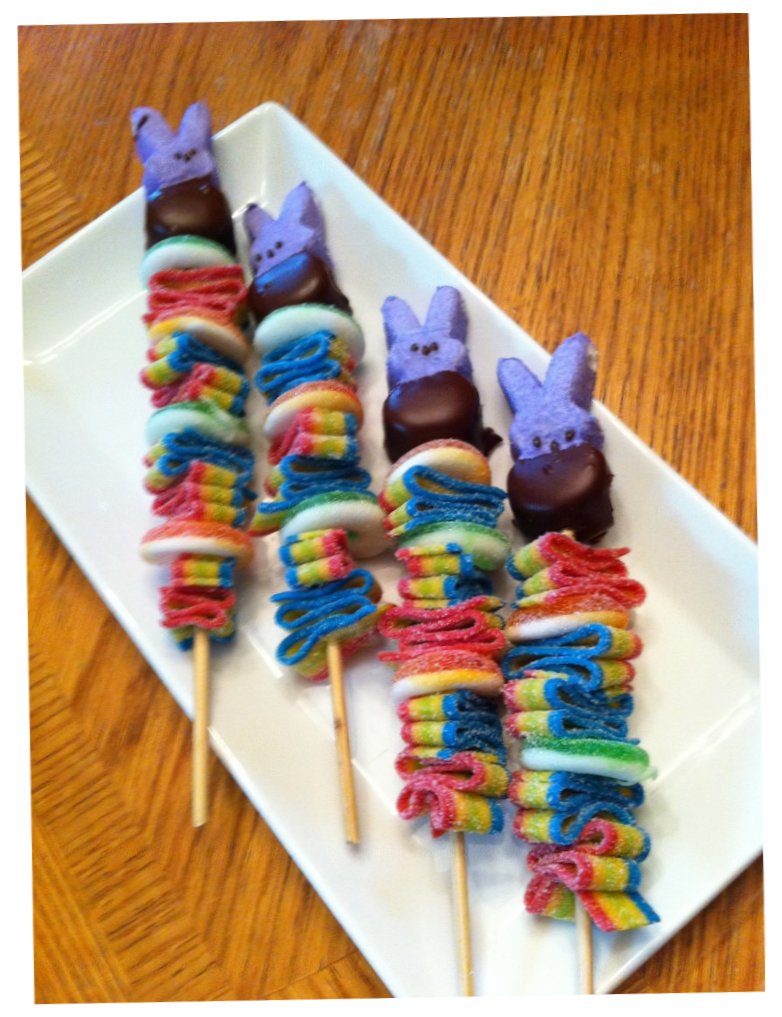 12 Easter Candy Kabobs on Luulla